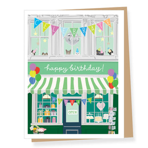 Second Floor Birthday Party, Birthday Card