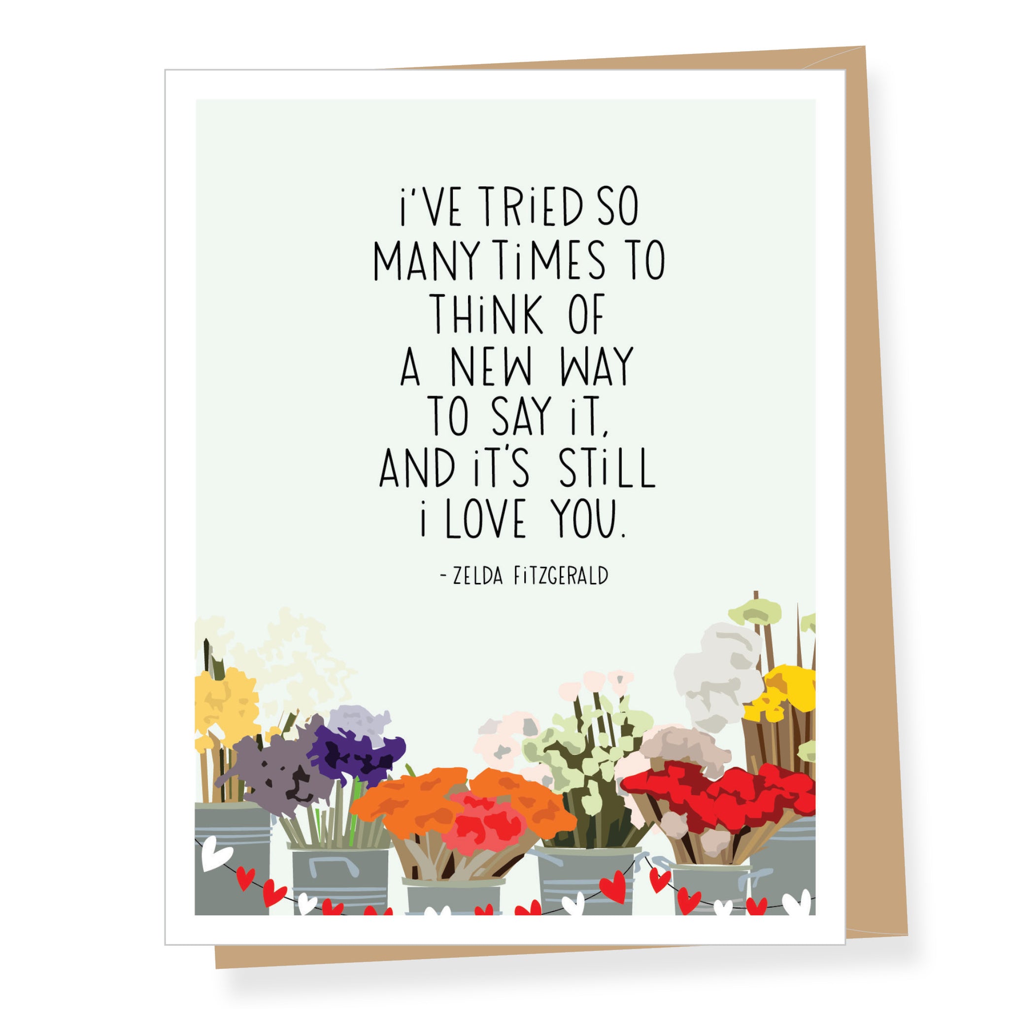 Zelda Fitzgerald Quote Valentine Card