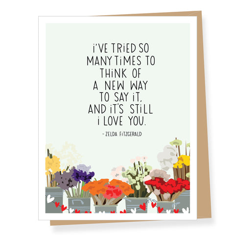 Zelda Fitzgerald Quote Valentine Card