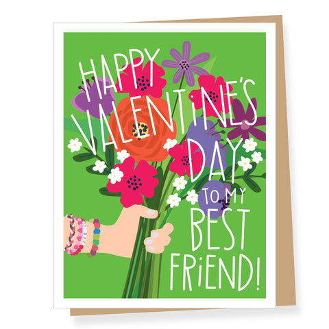 BFF Bouquet Valentine Card