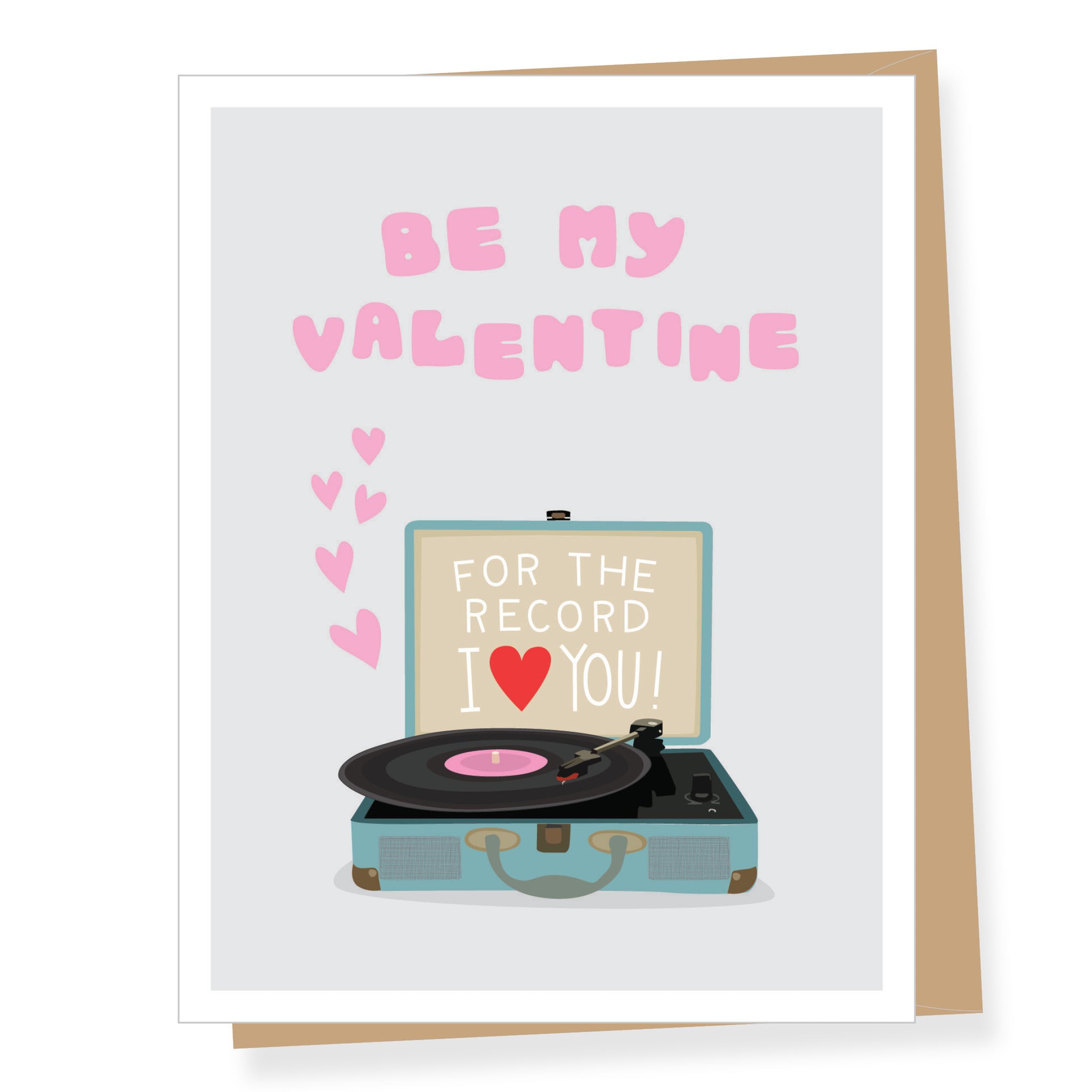 For the Record Valentine Card