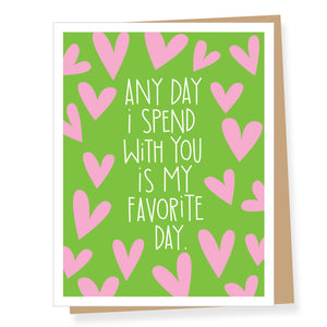 Favorite Day Valentine Card