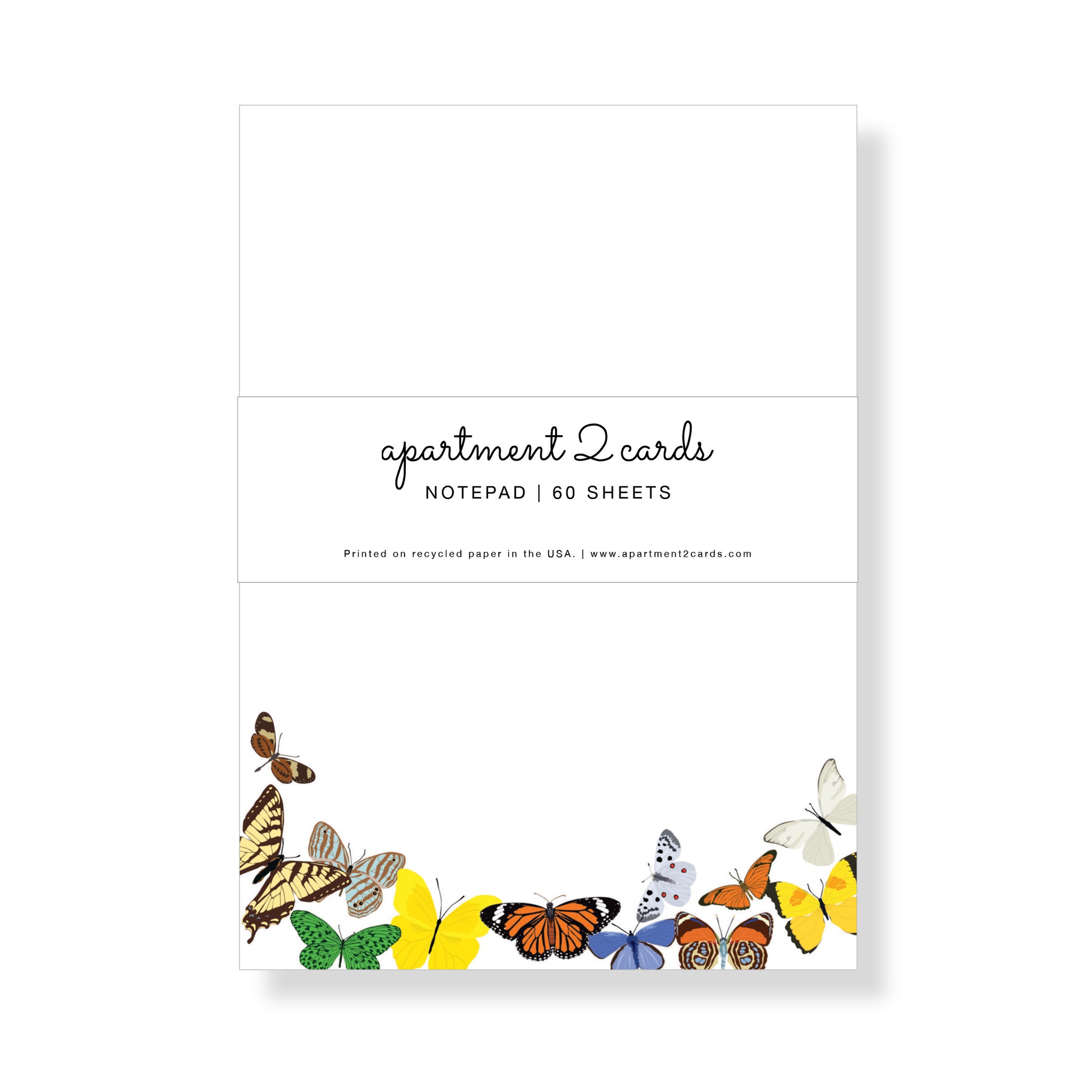 Colorful Butterflies Notepad