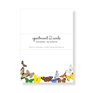 Colorful Butterflies Notepad