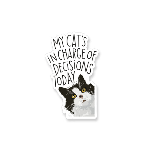 My Cat's in Charge, Vinyl Sticker