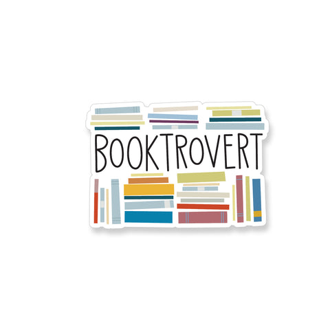 Booktrovert, Vinyl Sticker