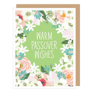 Floral Passover Card