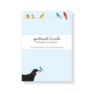 Dachshund Birds on a Wire Notepad